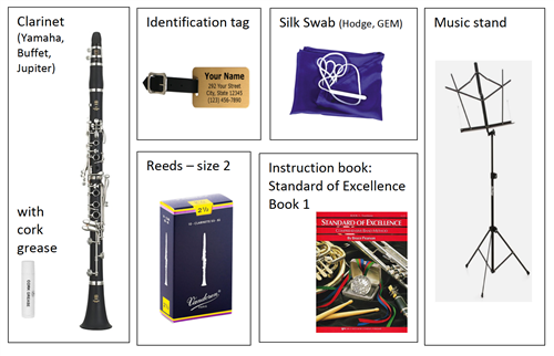 Clarinet supplies